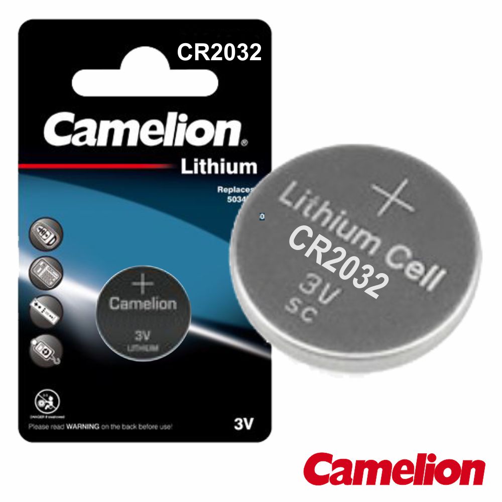 Pilha Lithium Botão Cr2032 3V 220Ma Blister Camelion - Tauu,pt