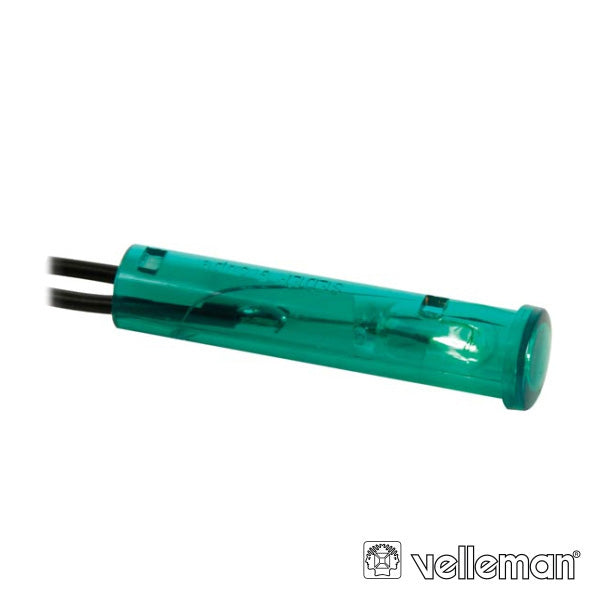 Luz Piloto Redondo Verde 12V 7Mm Velleman - Tauu,pt