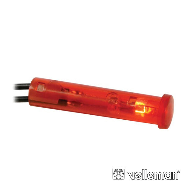 Luz Piloto Redondo Vermelho 24V 7Mm Velleman - Tauu,pt