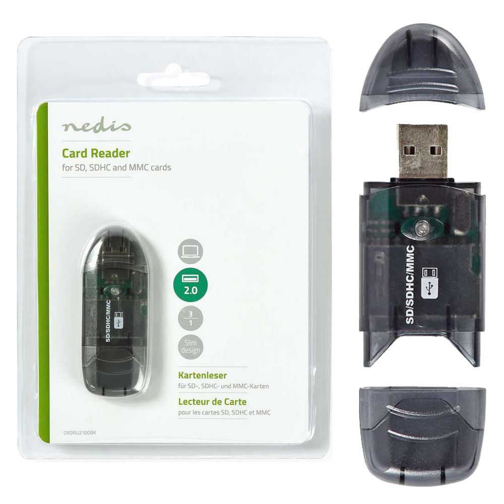 Leitor Cartões De Memória Sd / Sdhc / Mmc / Usb - Tauu.pt