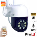 Câmara Vigilância Ip Wifi 3M Fhd Exterior Pan/Tilt Tuya Prok - Tauu,pt