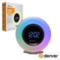 Relógio Despertador Fm Digital C/ Luz Presença Denver - Tauu,pt