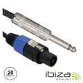 Cabo Speakon 2P Macho / Jack 6.35Mm Macho 20M Mn Ibiza - Tauu.pt