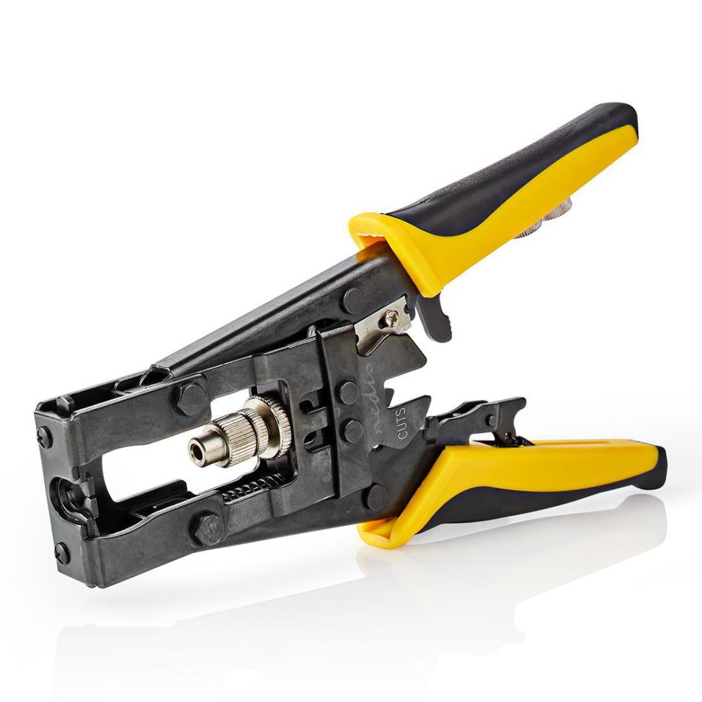 Alicate De Cravar Fichas Bnc/Rca/Compressão "F" Rg58/59/6 - Tauu,pt
