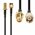 Cabo De Antena Sma Macho - Sma Fêmea 2M Preto - Tauu,pt