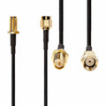 Cabo De Antena Sma Macho - Sma Fêmea 3M Preto - Tauu.pt