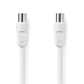 Cabo Coaxial Macho/Fêmea Branco 10M - Tauu,pt