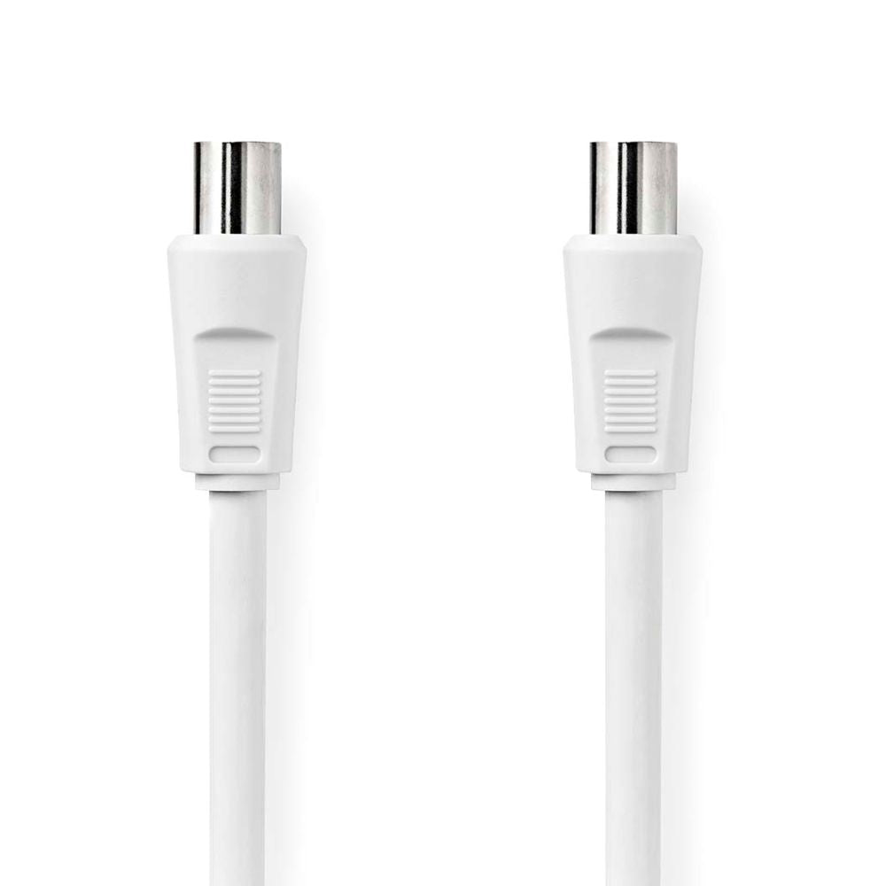 Cabo Coaxial Macho/Fêmea Branco 10M - Tauu,pt