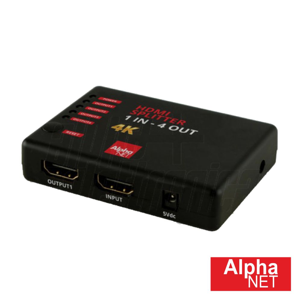 Distribuidor Comutador Hdmi 1 Entrada 4 Saídas Alphanet - Tauu.pt