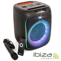 Coluna Amplificada 6.5" Usb/Sd/Aux/Bt Led Tws Ibiza - Tauu.pt