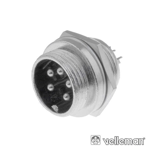 Conector Macho 5P P/ Chasis Velleman - Tauu.pt