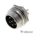 Conector Macho 6P P/ Chasis Velleman - Tauu.pt
