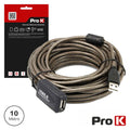 Cabo Usb-A 2,0 Macho / Usb-A Fêmea Amplificado 10M Prok - Tauu,pt