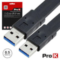 Cabo Usb-A 3.0 Macho / Macho 0.5M Prok - Tauu.pt