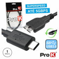 Cabo Usb-C 3,0 Macho / Micro Usb-B Macho 1M Prok - Tauu,pt