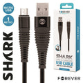 Cabo Usb-A 2.0 Macho / Micro Usb-B Macho Shark 1M Forever - Tauu.pt