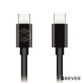 Cabo Usb-C Macho / Usb-C Preto Pd 3A 1M Forever - Tauu.pt