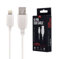 Cabo Usb-A 2,0 2A Macho / Lightning Branco 1M - Tauu,pt