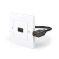 Ficha Adaptadora Hdmi Fêmea / Fêmea Embutir Parede - Tauu,pt