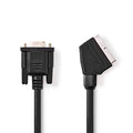 Cabo Scart Macho / Vga Fêmea 2M Preto - Tauu.pt
