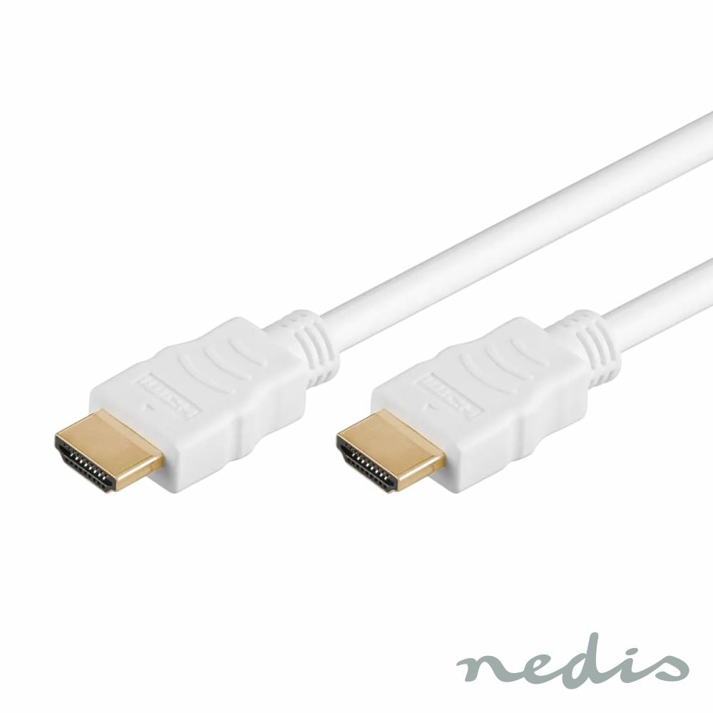 Cabo Hdmi Macho/Macho High Speed 4K 60Hz 2M Branco - Tauu.pt