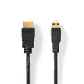 Cabo Hdmi Dourado Macho / Mini Hdmi Macho 4K@30Hz 1.5M - Tauu.pt