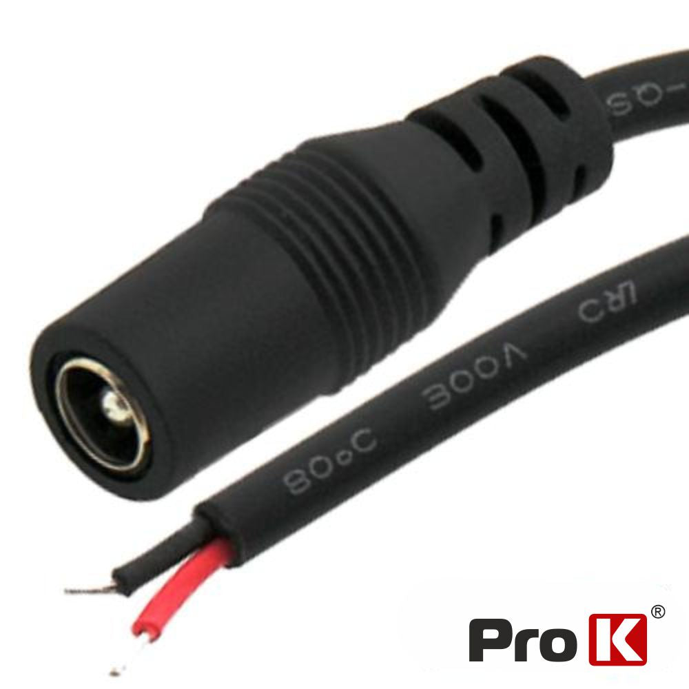 Cabo Alimentação Dc Macho 5,5X2,5Mm 0,15M Prok - Tauu,pt