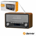 Rádio Am/Fm/Bluetooth/ Mp3/Aux Vintage Denver - Tauu,pt