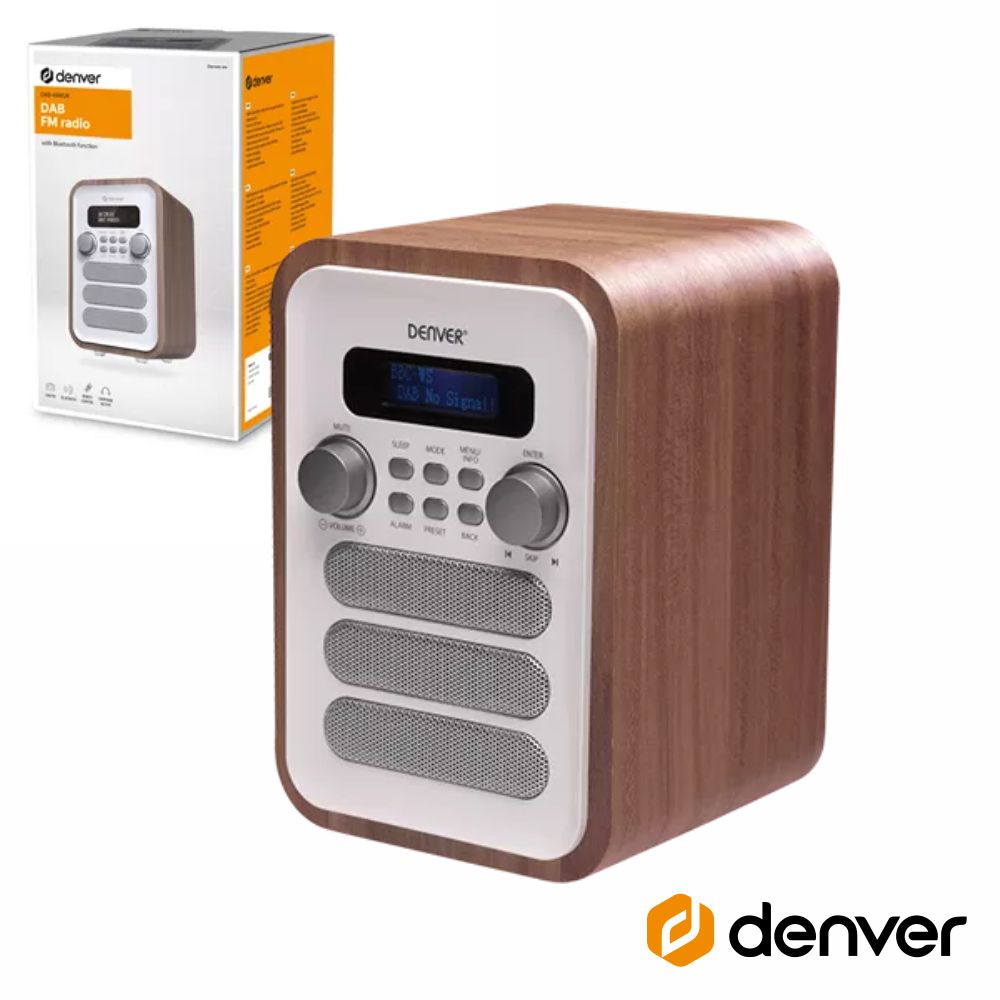 Rádio Fm Bluetooth Denver - Tauu.pt