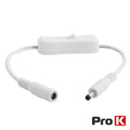 Interruptor De Passagem Bipolar C/ Ficha Dc 5,5X2,1Mm Prok - Tauu,pt