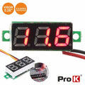 Voltimetro Digital Led Vermelho 2.5V-30Vdc Prok - Tauu.pt