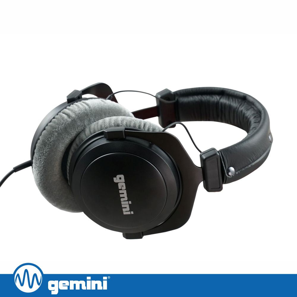 Auscultadores Dj Pro Preto Gemini - Tauu.pt