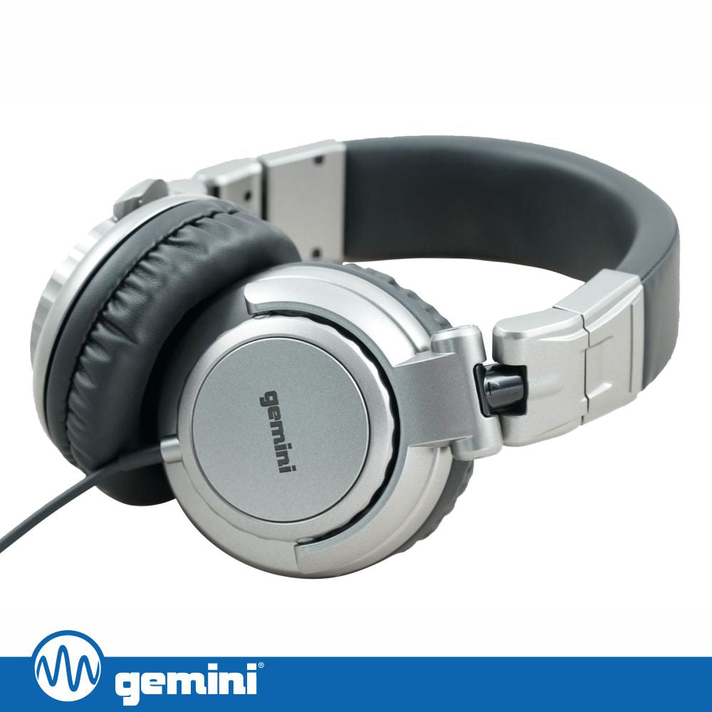 Auscultadores Dj Pro Cinzento Gemini - Tauu.pt