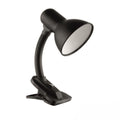 Candeeiro Secretária 1Xe27 40W C/ Mola Preto Orno - Tauu,pt
