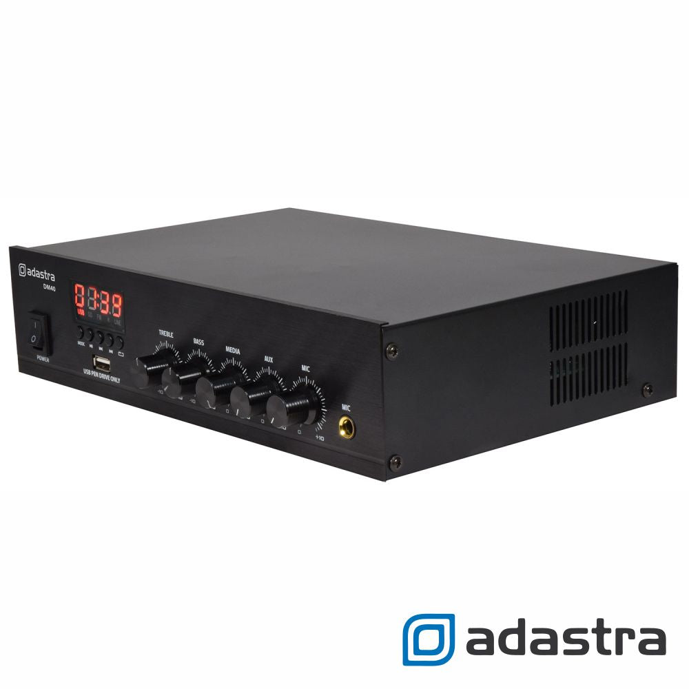 Amplificador Linha 100V 40W Usb/Fm/Bt Adastra - Tauu.pt