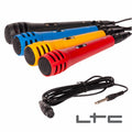 Conjunto 4 Microfones Coloridos Ltc - Tauu,pt