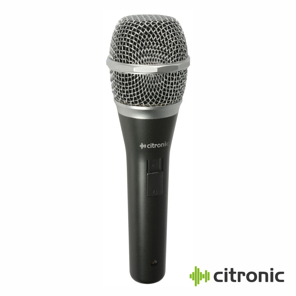 Microfone Mão Dinâmico Profissional C/ Cabo/Mala Citronic - Tauu.pt