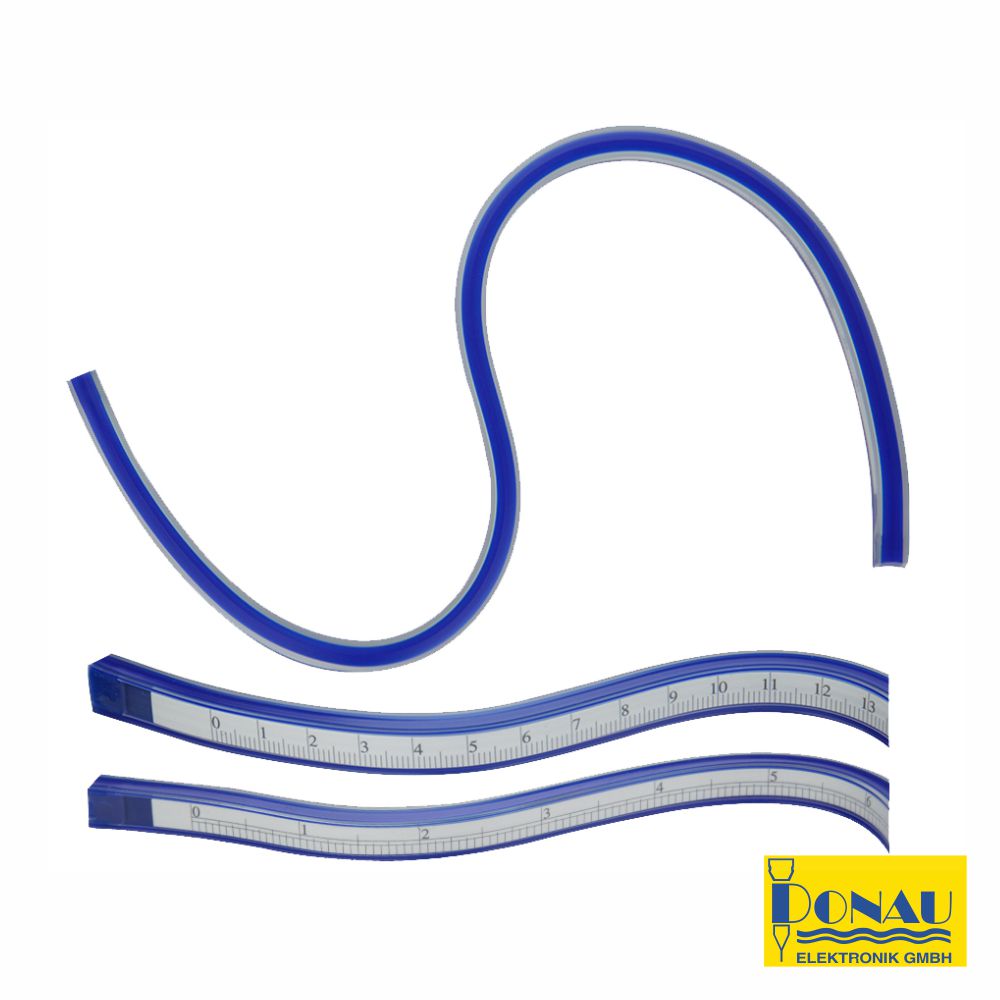 Régua Curva Flexível 30Cm Donau - Tauu.pt