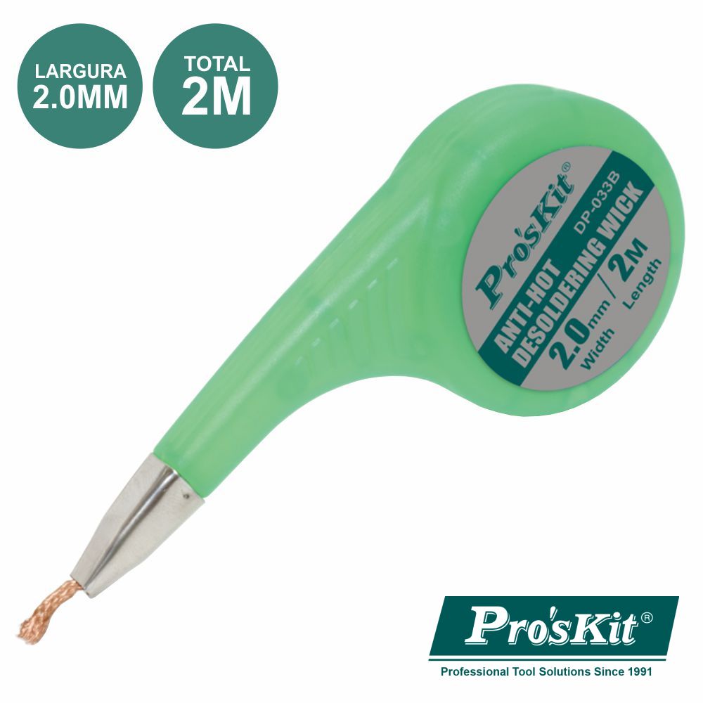 Malha Dessoldadora 2Mm 2M Proskit - Tauu.pt