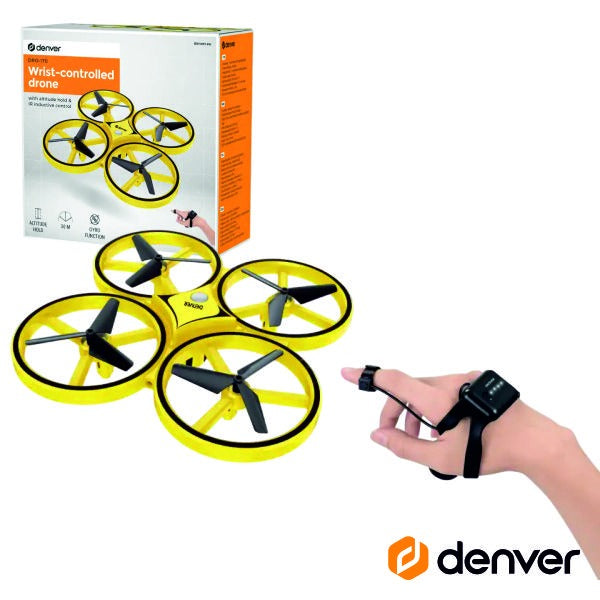 Drone C/ Transmissor 2.4Ghz 4 Hélices Denver - Tauu.pt