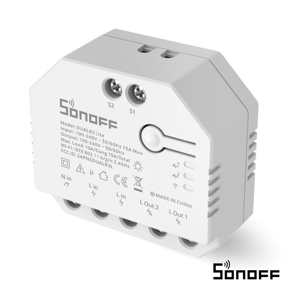 Interruptor Inteligente 2 Canais Wifi Dualr3 Lite Sonoff - Tauu.pt