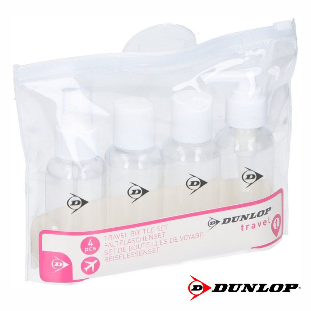 Conjunto 4 Frascos De Viagem Pp Dunlop - Tauu,pt