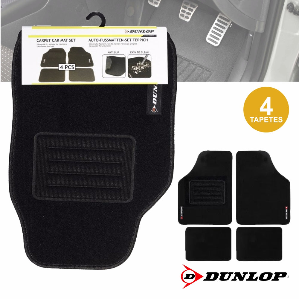 Tapetes Universais Pretos Dunlop - Tauu.pt