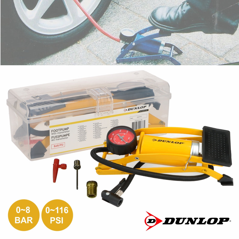 Bomba Manual De Pé C/ Adaptador Dunlop - Tauu.pt