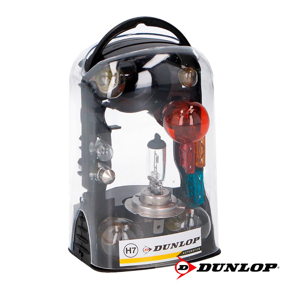 Kit Lâmpadas E Fusíveis P/ Automóvel 12V H7 Dunlop - Tauu.pt