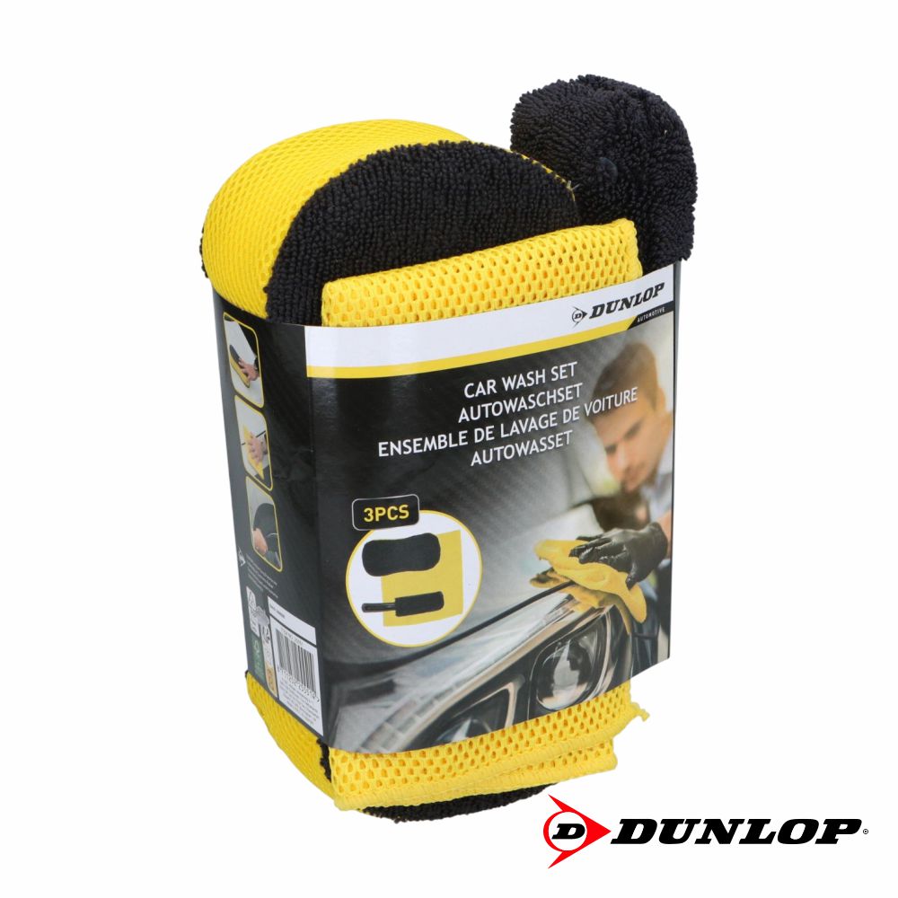 Conjunto De Limpeza Automóvel 3 Peças Dunlop - Tauu,pt