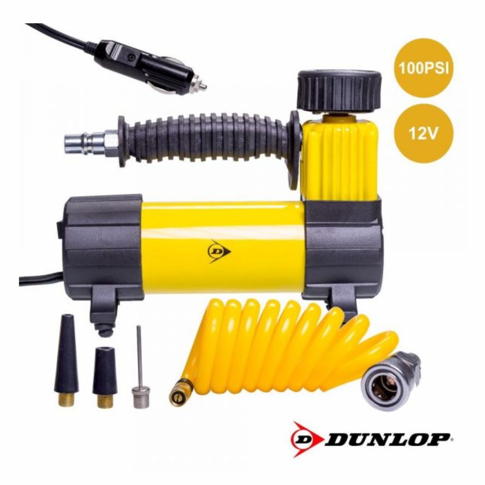 Compressor De Ar 100Psi 12V Dunlop - Tauu.pt