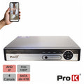 Vídeo-Gravador Digital 4 Canais 5In1 Ethernet Prok - Tauu,pt