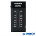 Rádio Portátil Am/Fm Preto Daewoo - Tauu.pt