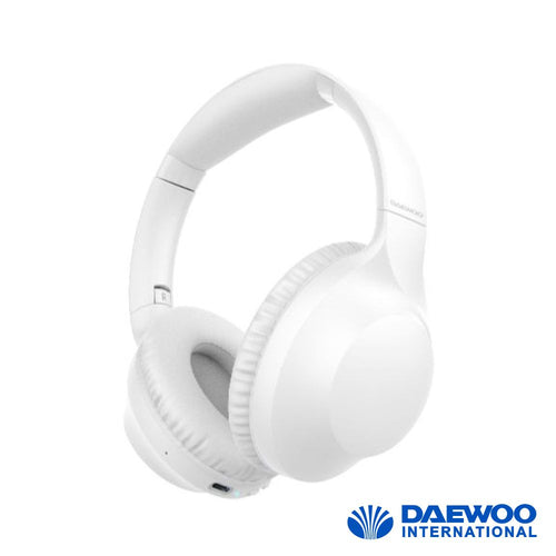 Auscultadores Bluetooth 5.3 S/ Fios Branco Daewoo - Tauu.pt